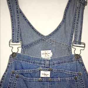 calvin klein // vintage jean overalls